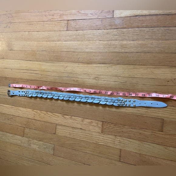 70s Vintage Gray Studded Belt - Picture 5 of 5